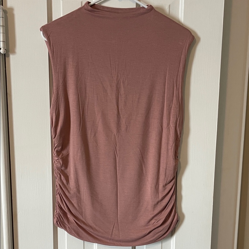 Maurices Sleeveless Dusty Rose Muscle Tee